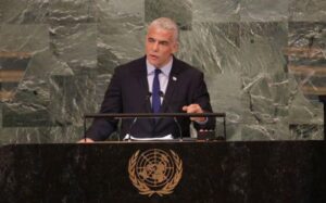 Por que Lapid defendeu a solução de “dois Estados” em seu discurso na ONU?