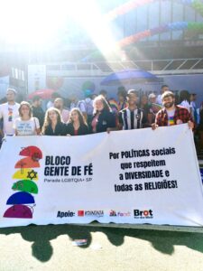 Bloco Gente de Fé participa de eventos do calendário oficial da 27ª Parada LGBTQIA+ 2023